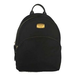 Michael Kors Abbey Large Black Nylon Backpack